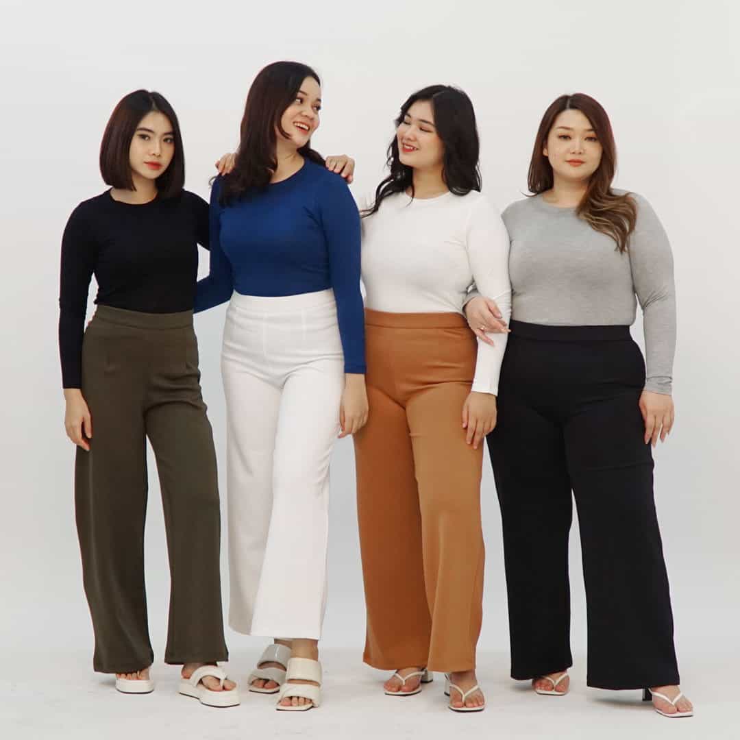 Kaos Lengan Panjang Rayon (Size Xl,XXL)