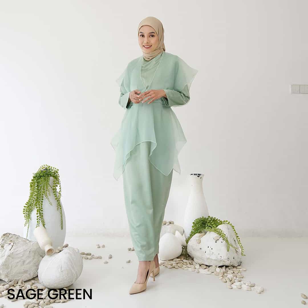Gimy Long Dress Organza Satin