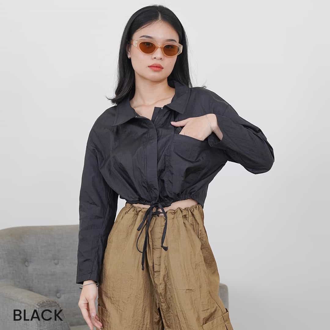 Atasan Serut Crinkle Libra Anti Lecek