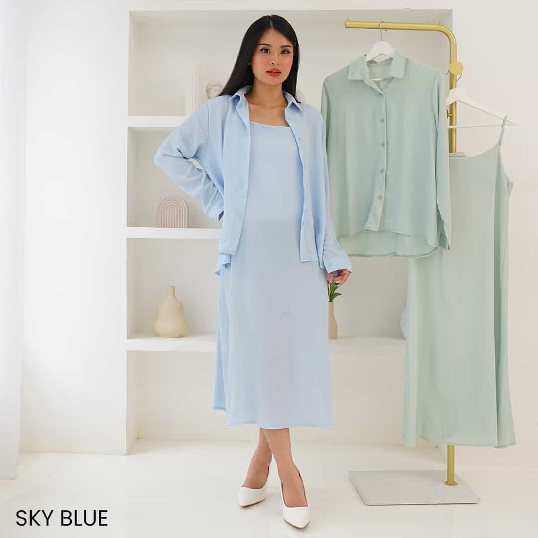 One Set Dress Kemeja Catalina