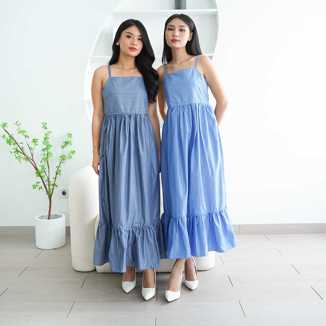 Dress Katun Garis Helena