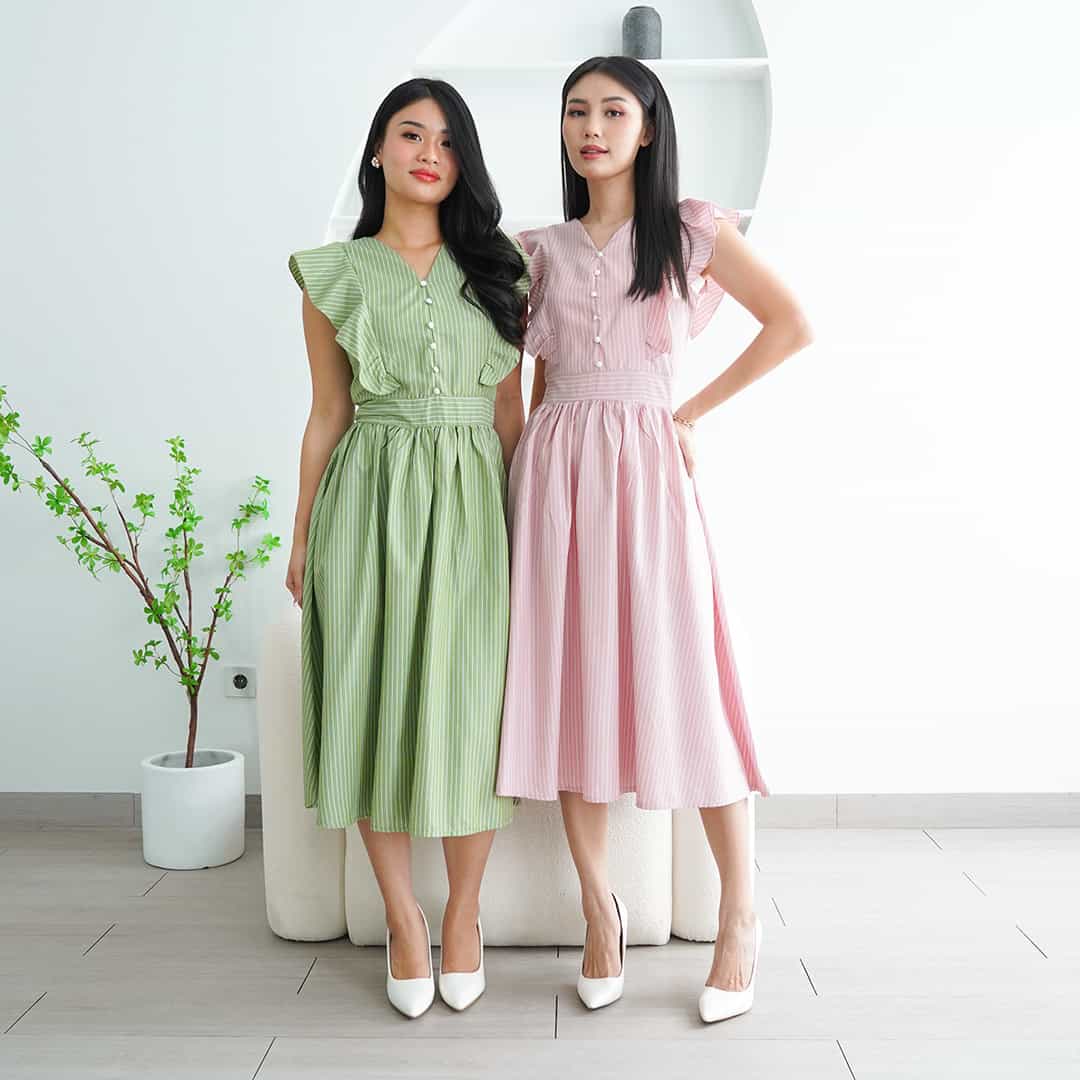 Gemma Stripe Dress