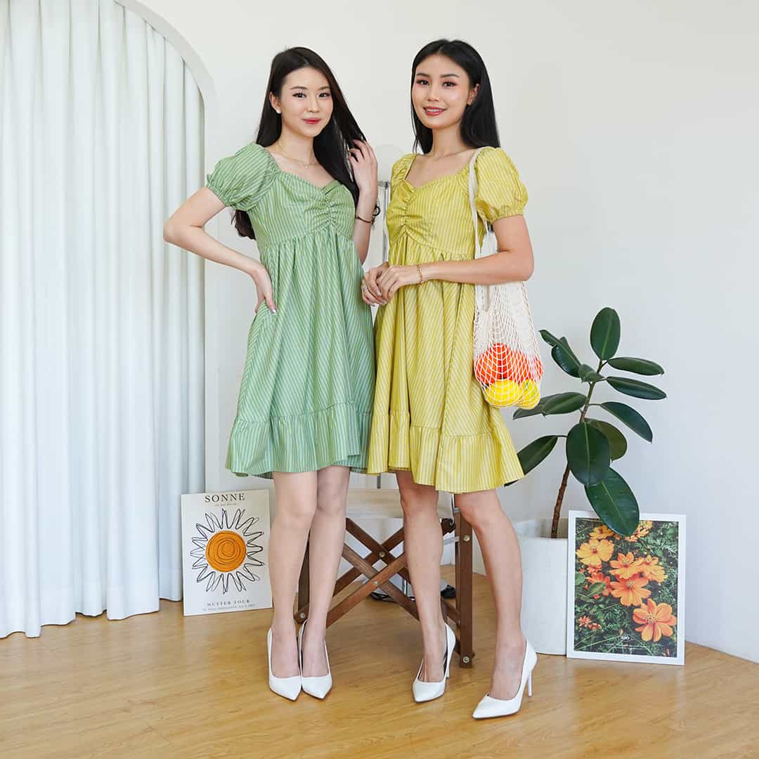 Dress Amila Puff Sleeve