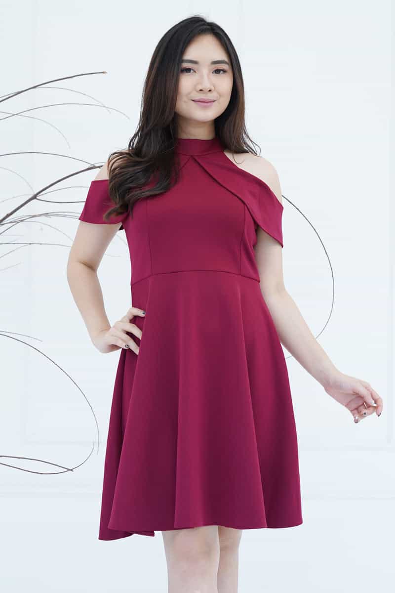 Korean Shoulder Dress