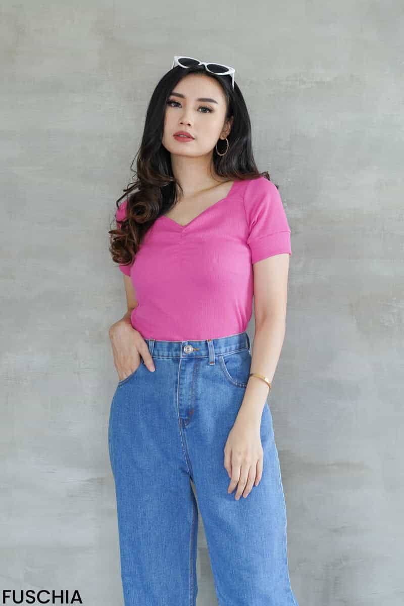 Atasan Wanita Knit Lays