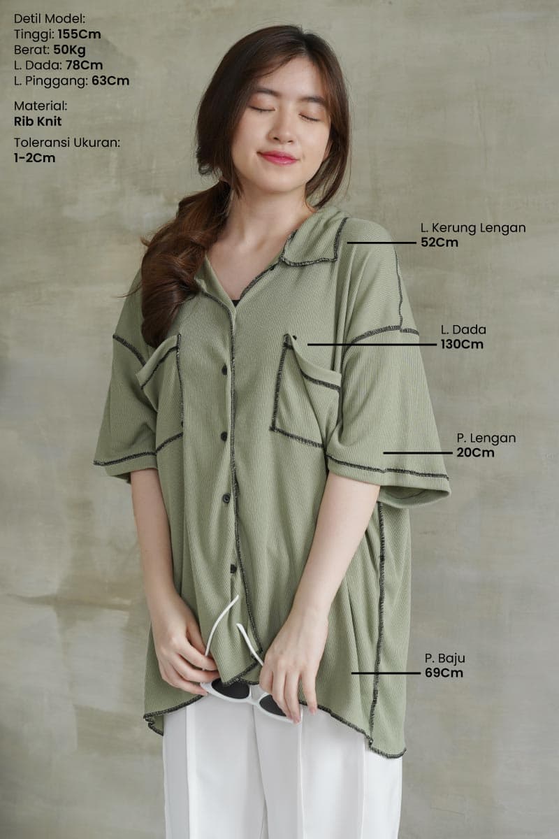 Dustin Kemeja Oversized