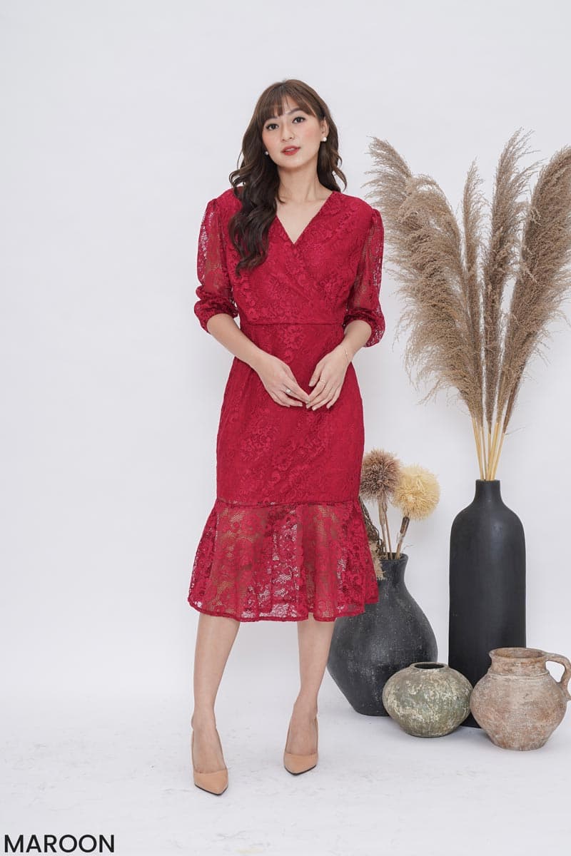 Dress Brukat Bethani