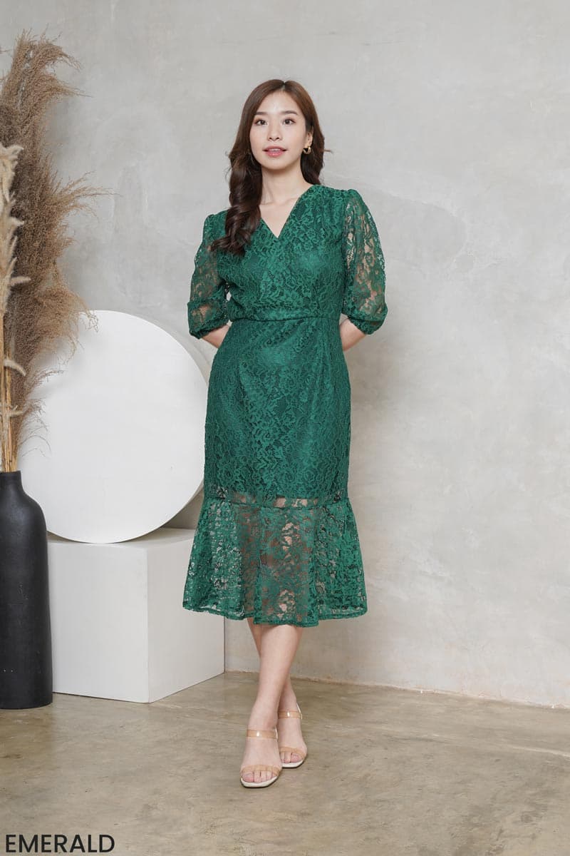 Dress Brukat Bethani