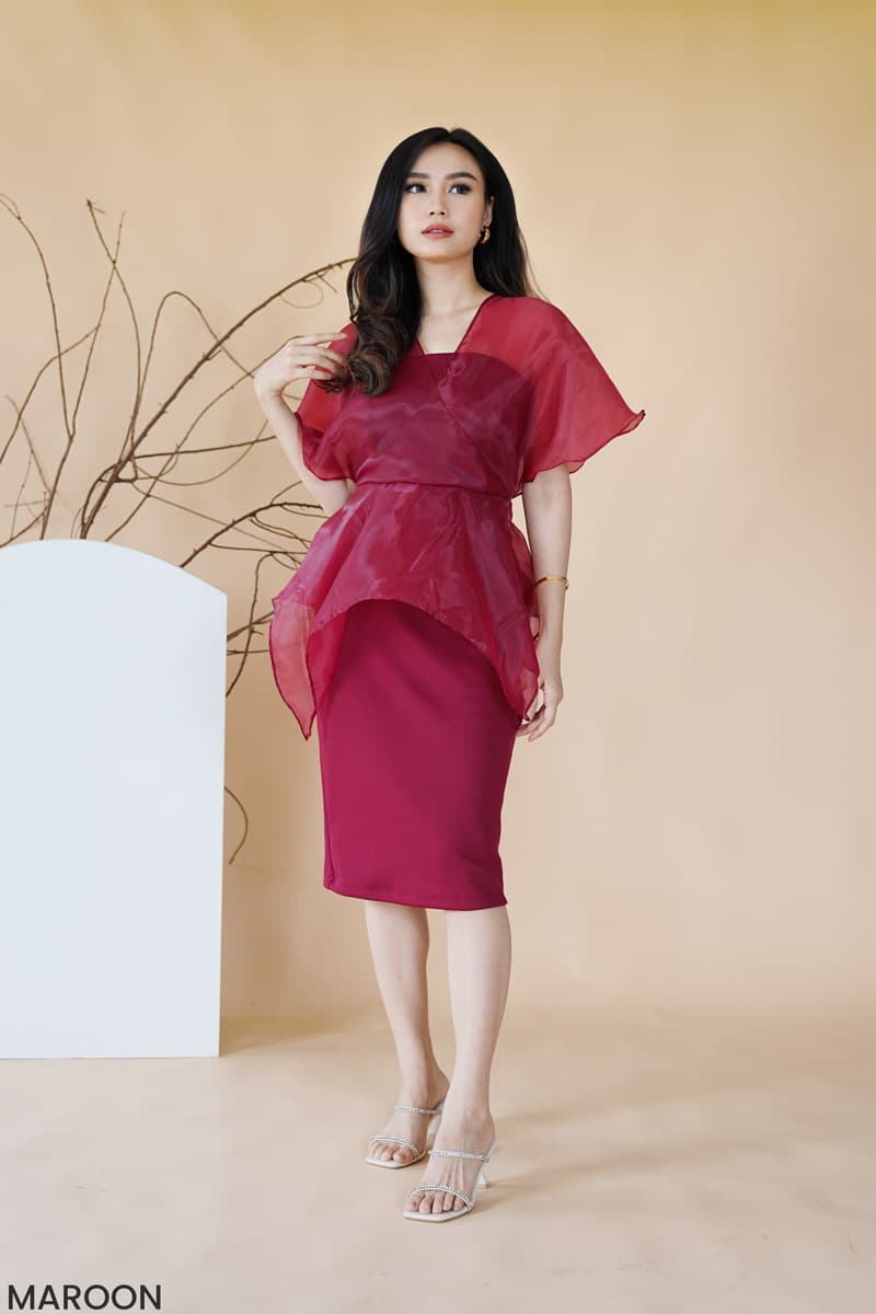 Gum Organza Dress