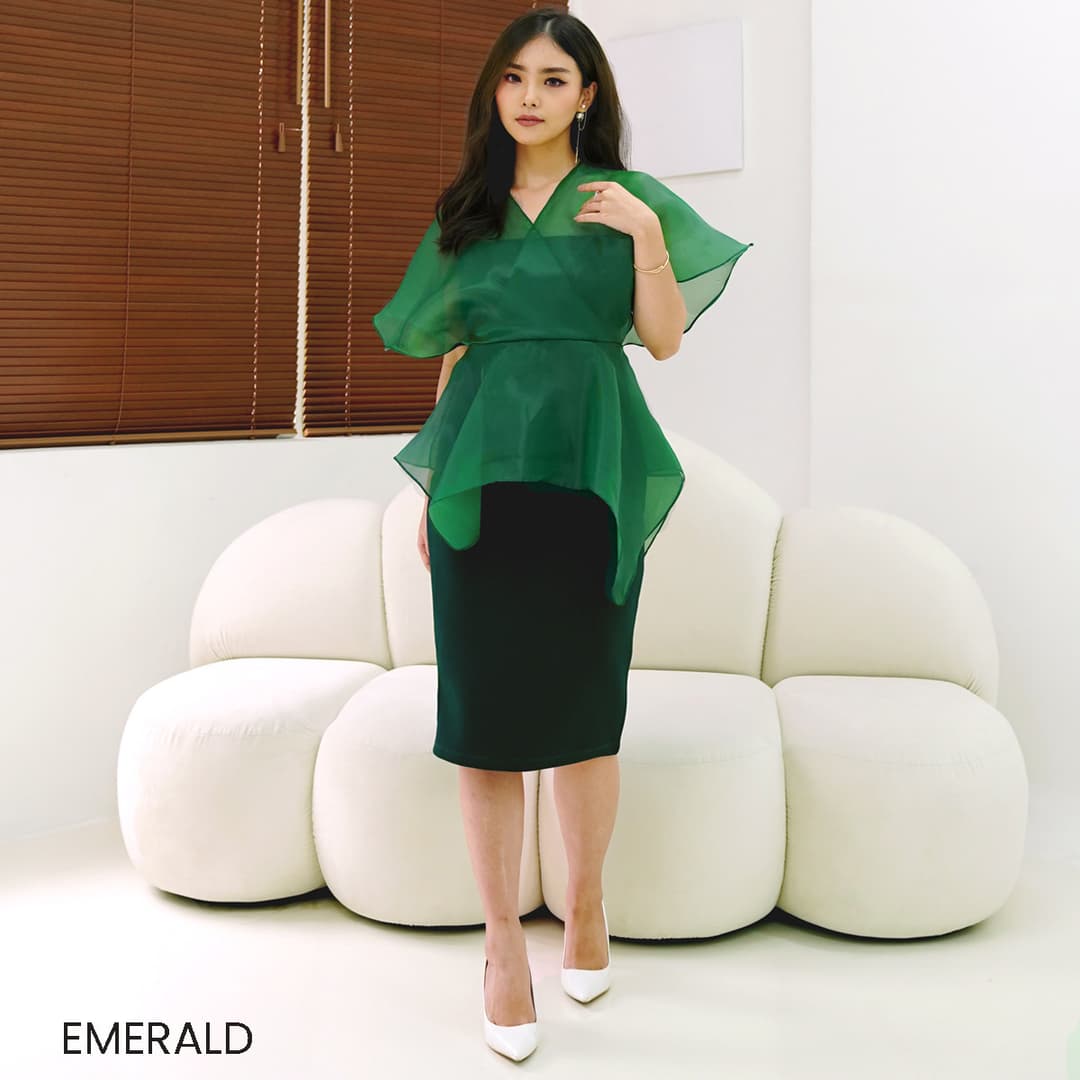 Gum Organza Dress
