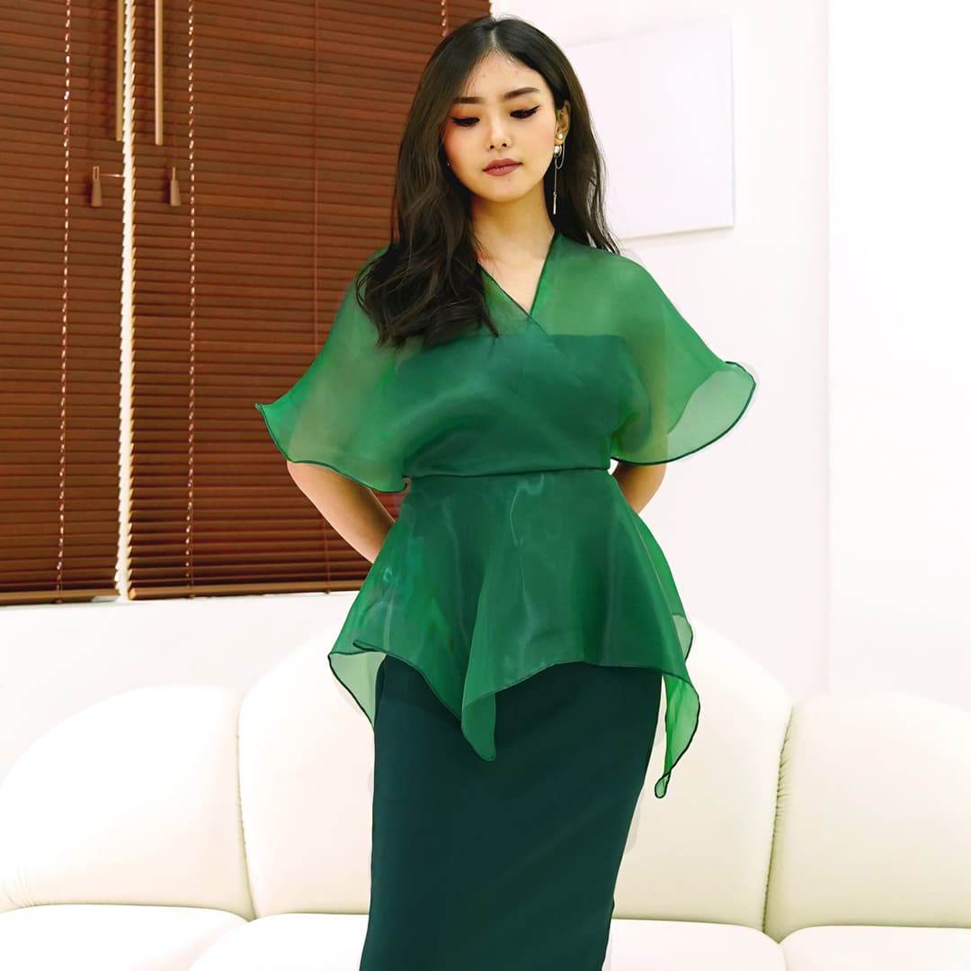 Gum Organza Dress