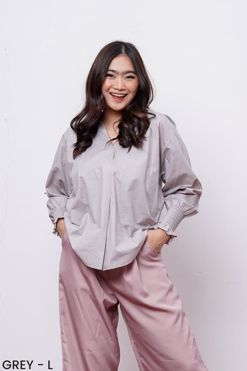 Kemeja Oversized Jinju (Size M-L)
