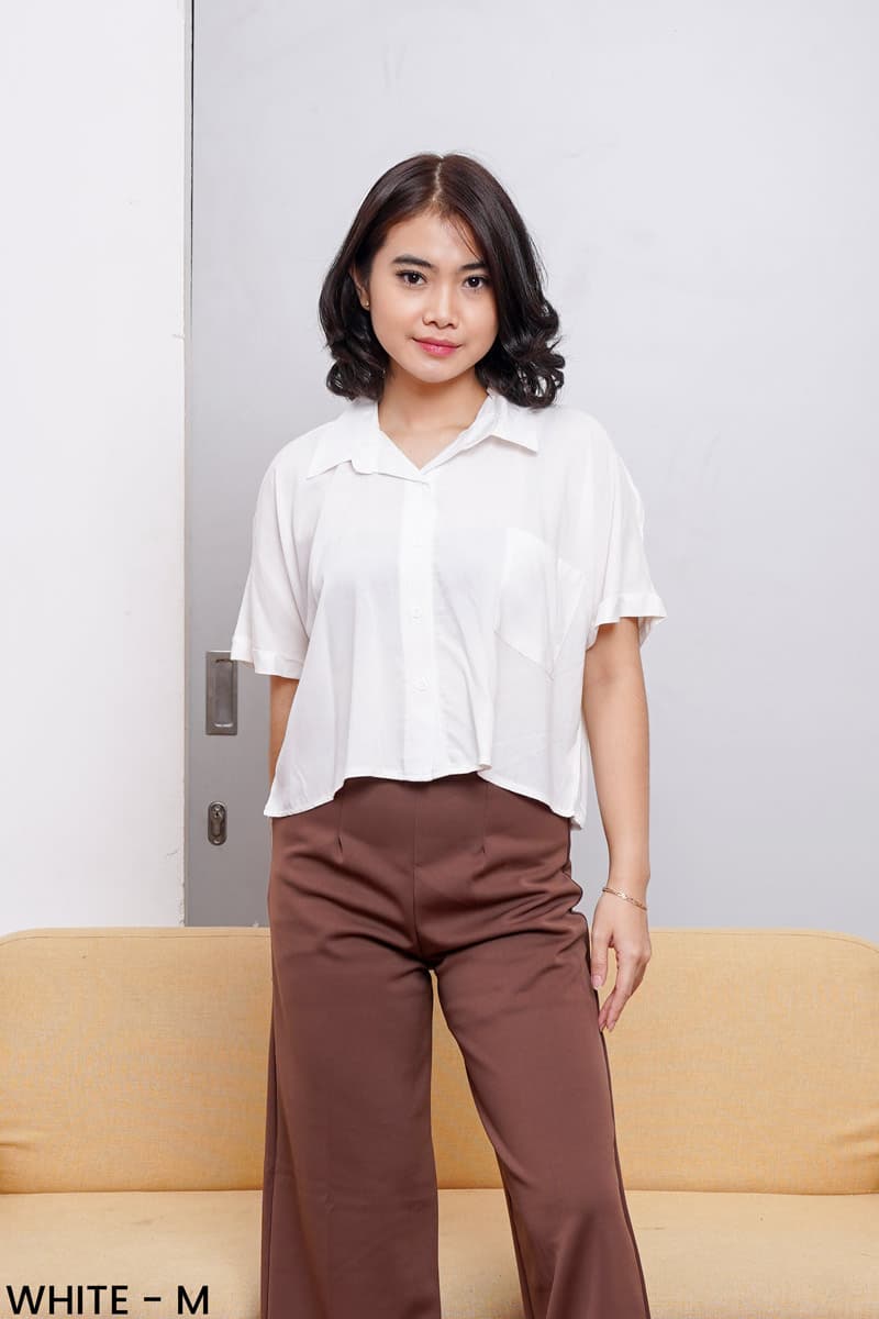 Viscose Crop Shirt (Size M-L)