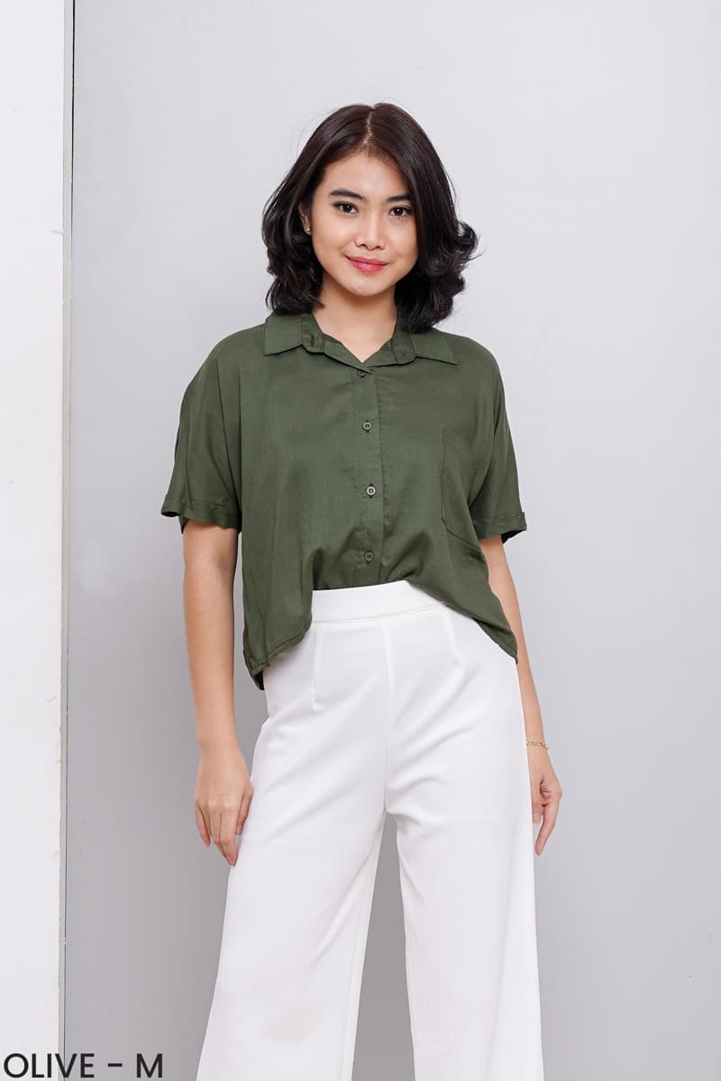 Viscose Crop Shirt (Size M-L)