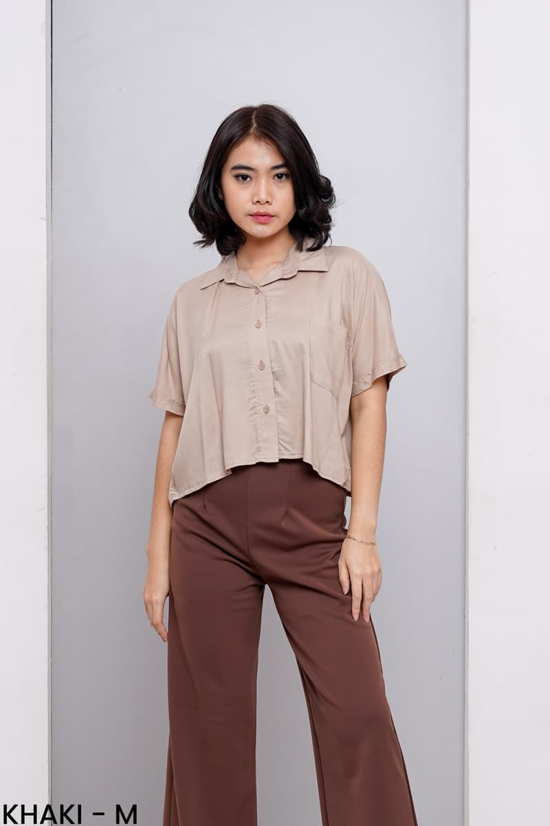 Viscose Crop Shirt (Size M-L)