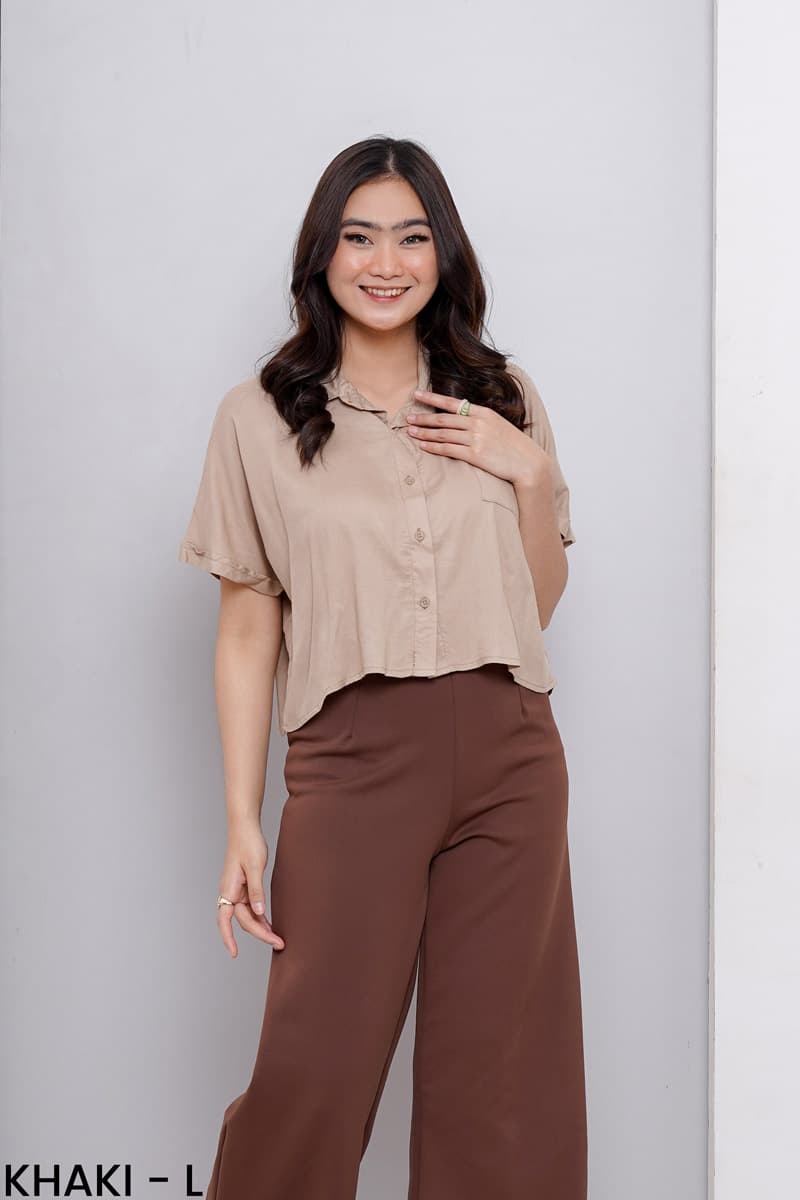 Viscose Crop Shirt (Size M-L)