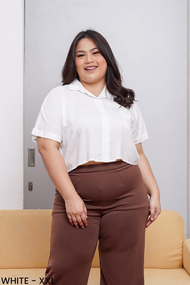 Viscose Crop Shirt (Size XL-XXl)