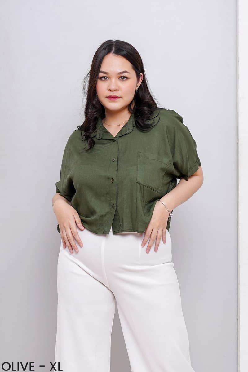 Viscose Crop Shirt (Size XL-XXl)