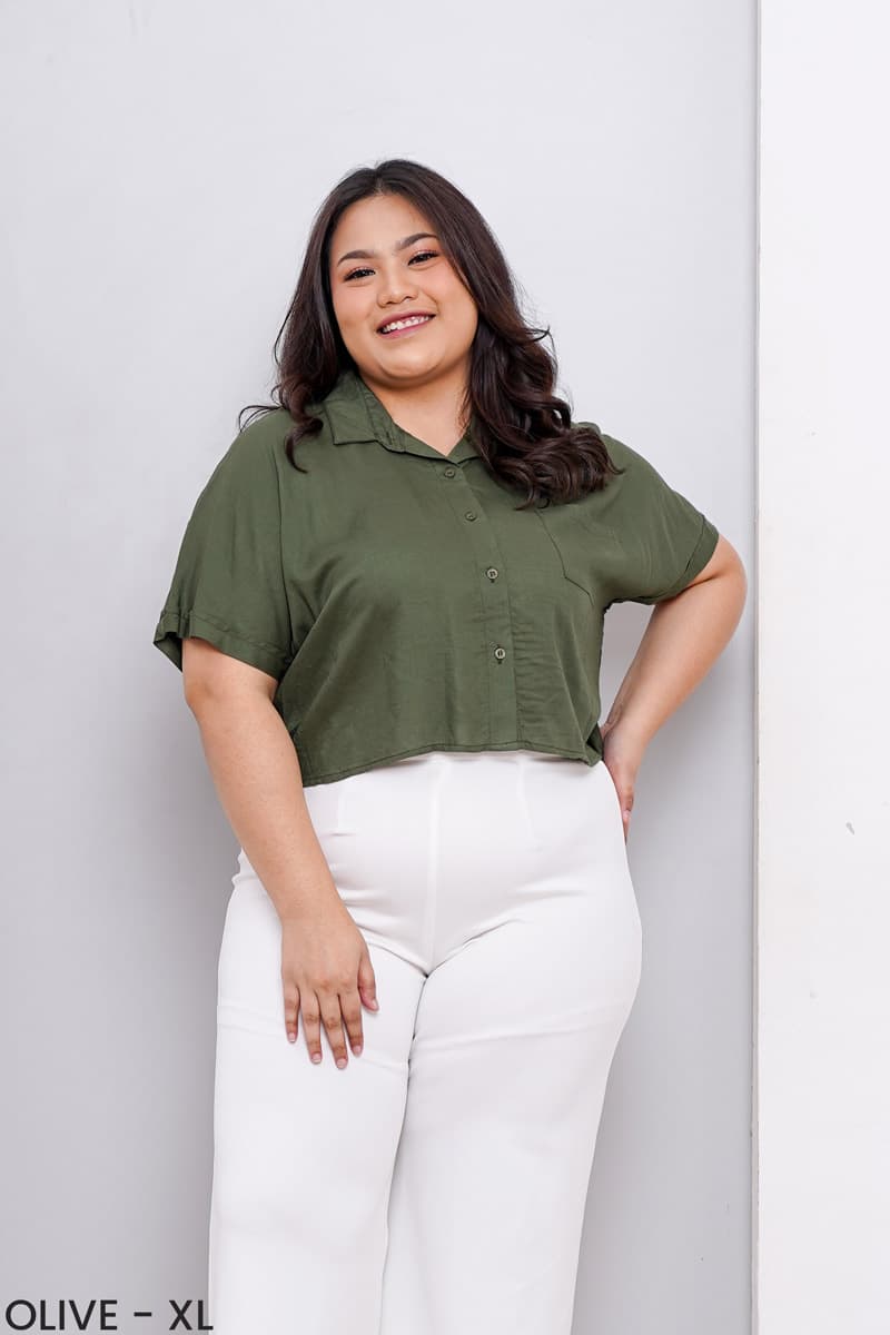 Viscose Crop Shirt (Size XL-XXl)