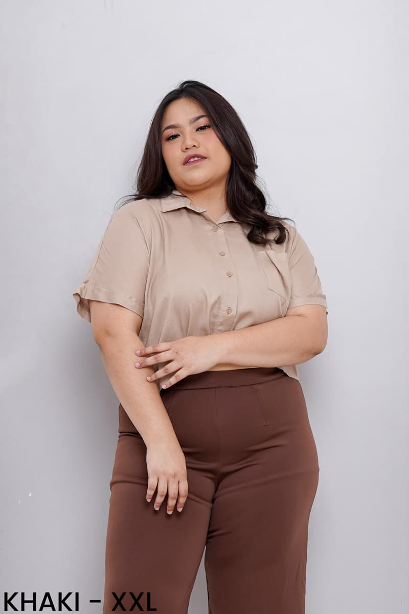 Viscose Crop Shirt (Size XL-XXl)