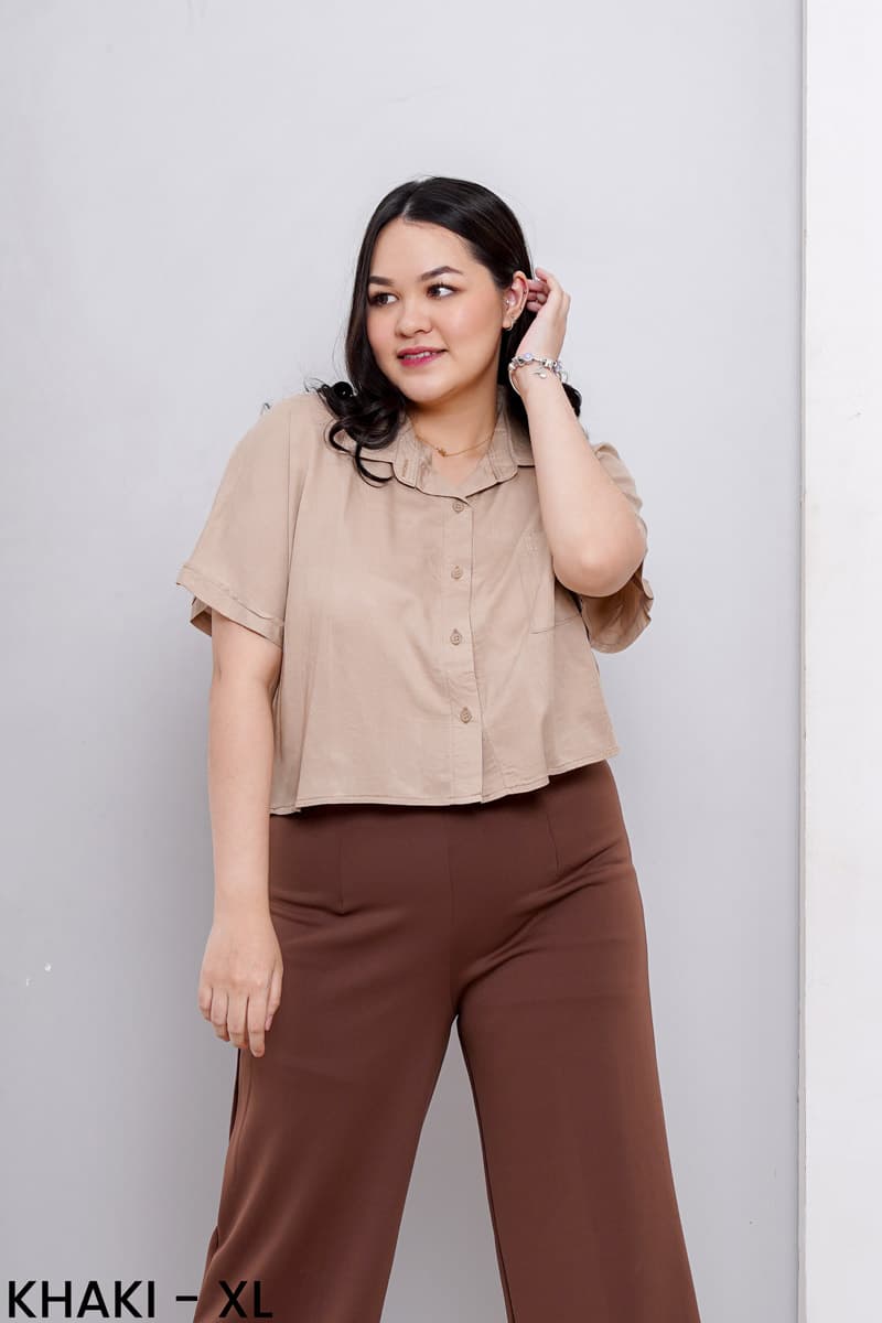 Viscose Crop Shirt (Size XL-XXl)