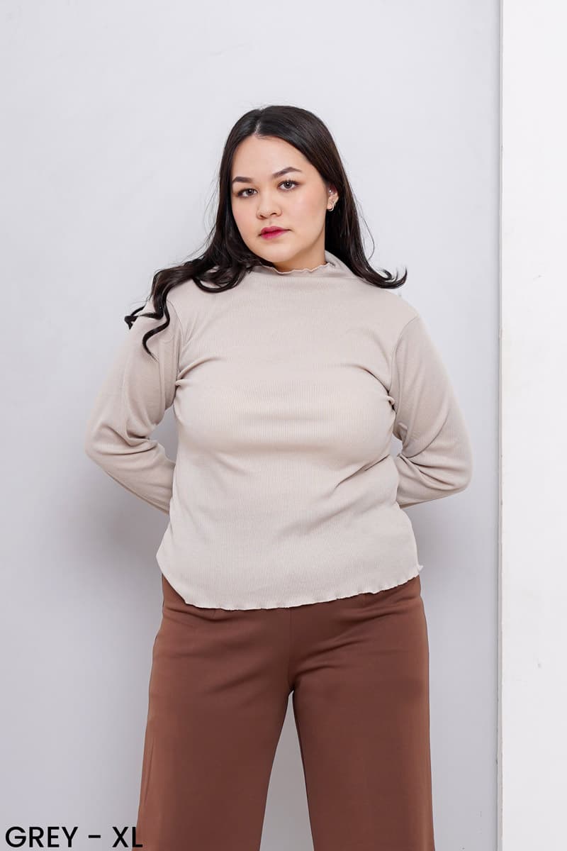 Knit Longsleeve Top (Size XL-XXL)