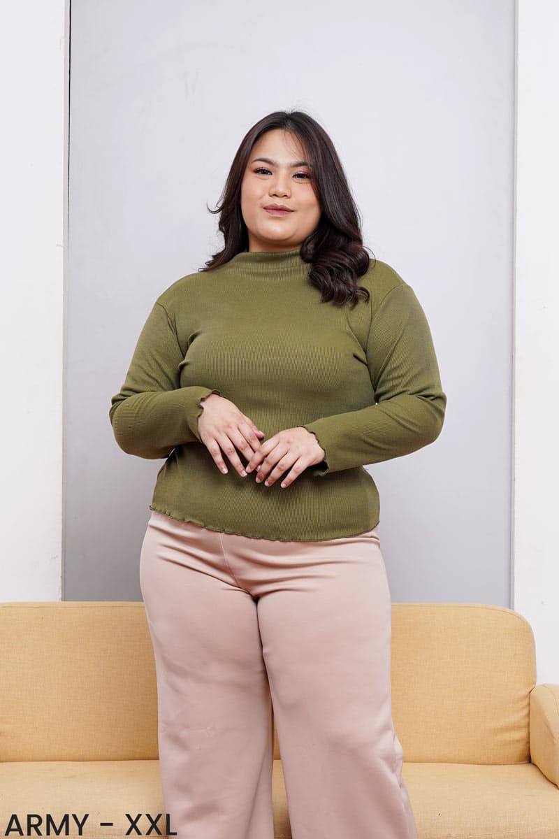 Knit Longsleeve Top (Size XL-XXL)
