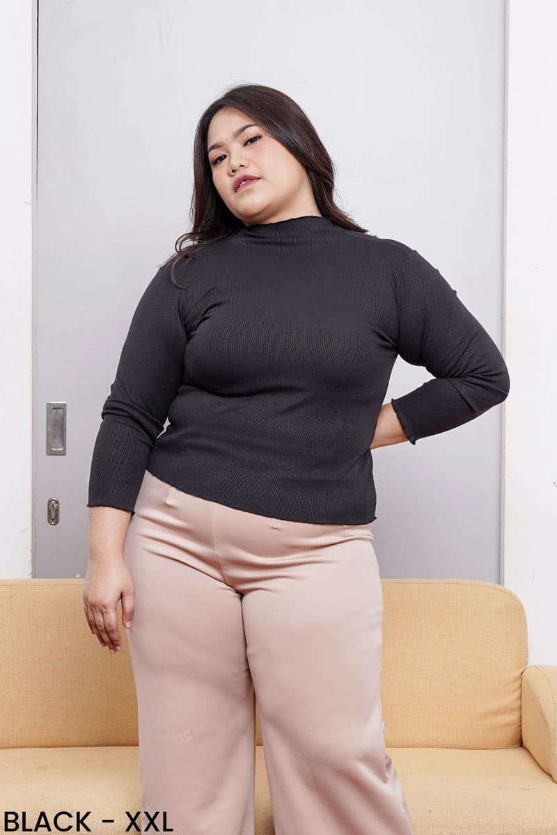 Knit Longsleeve Top (Size XL-XXL)