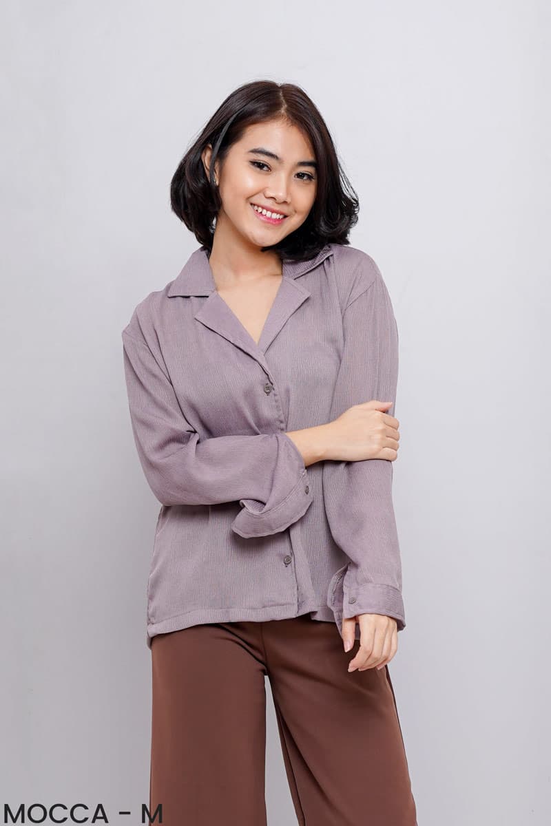 Basic Crinkle Shirt (M-L)