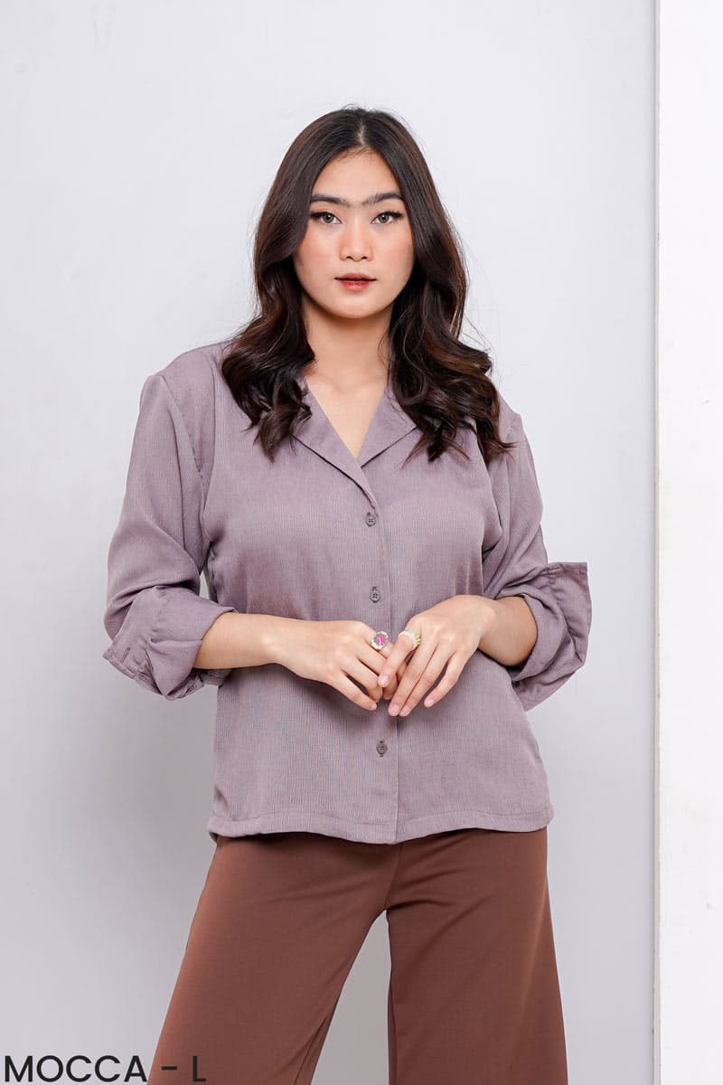 Basic Crinkle Shirt (M-L)