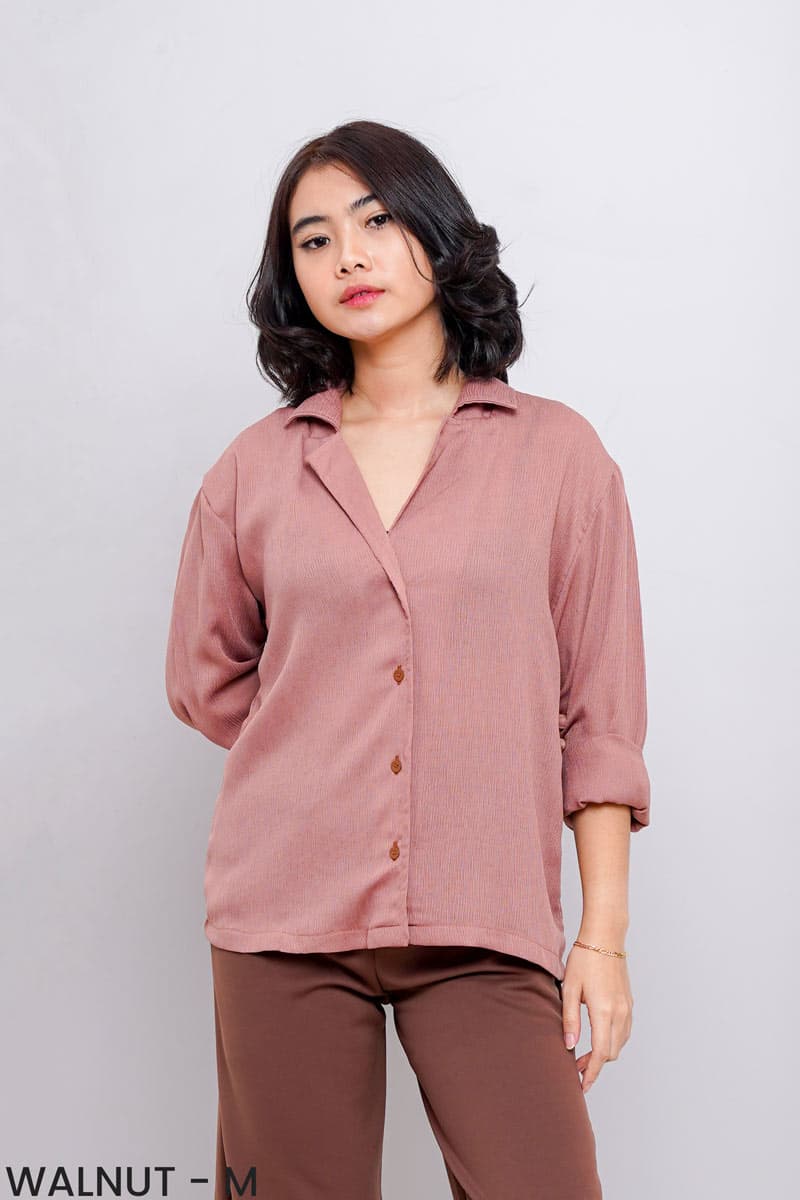Basic Crinkle Shirt (M-L)