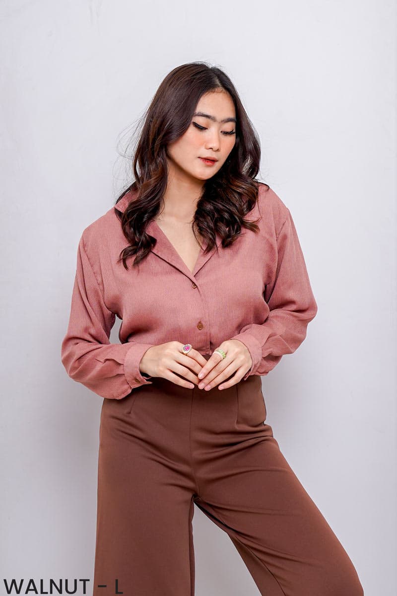 Basic Crinkle Shirt (M-L)