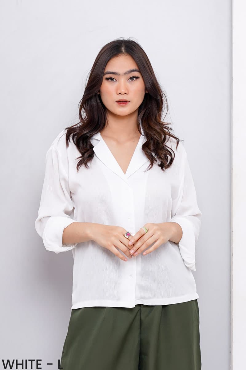 Basic Crinkle Shirt (M-L)
