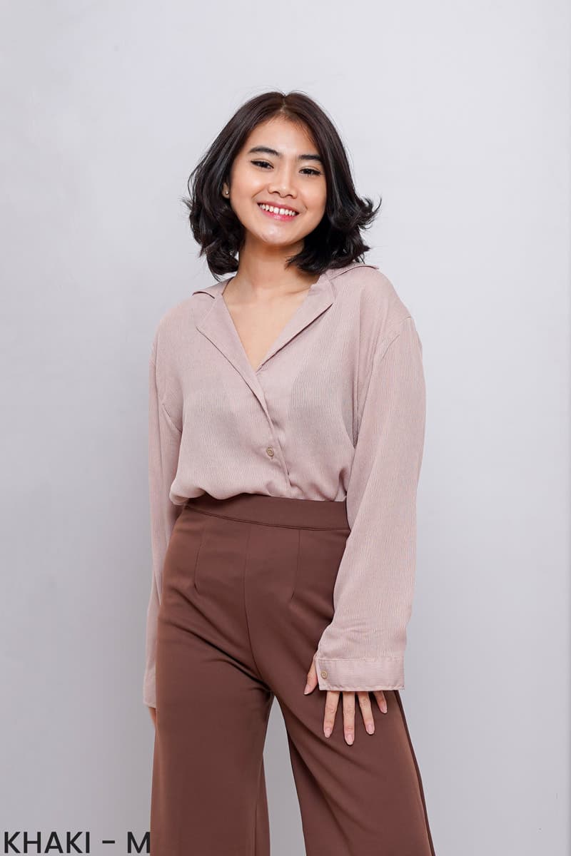 Basic Crinkle Shirt (M-L)