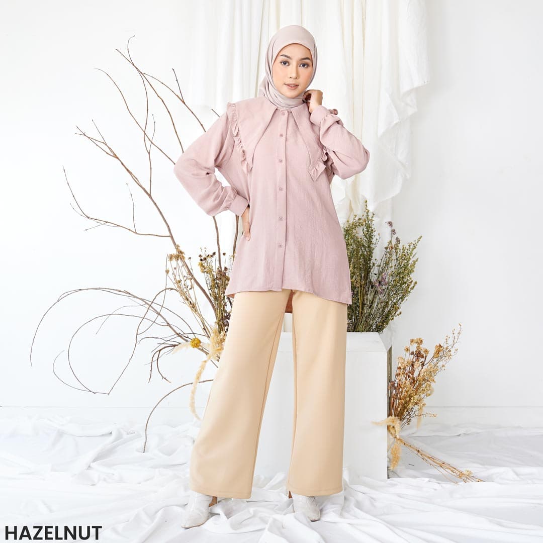 Blouse Hainun Kerah Rebah