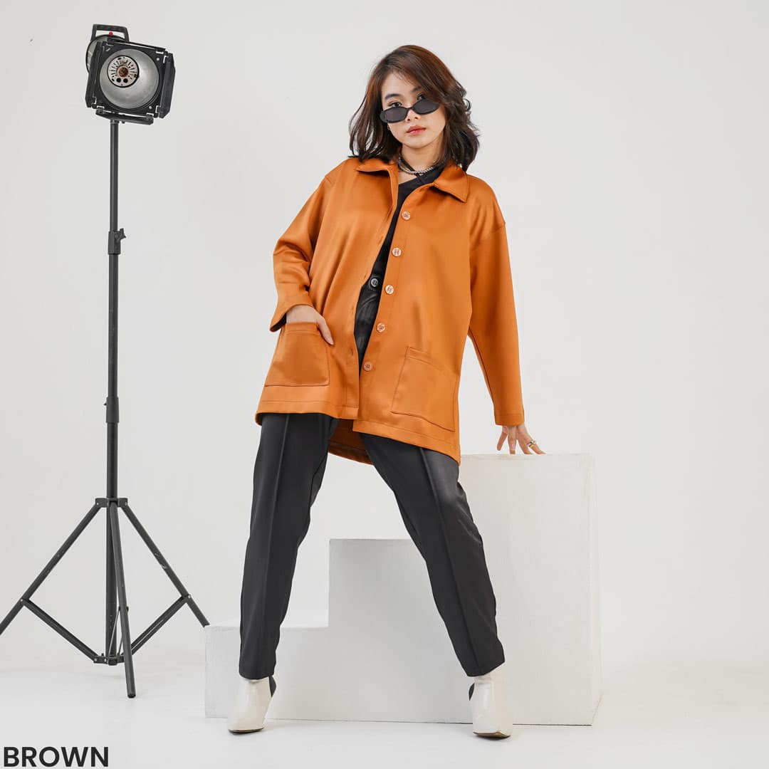 Jaket Kulit Oversized