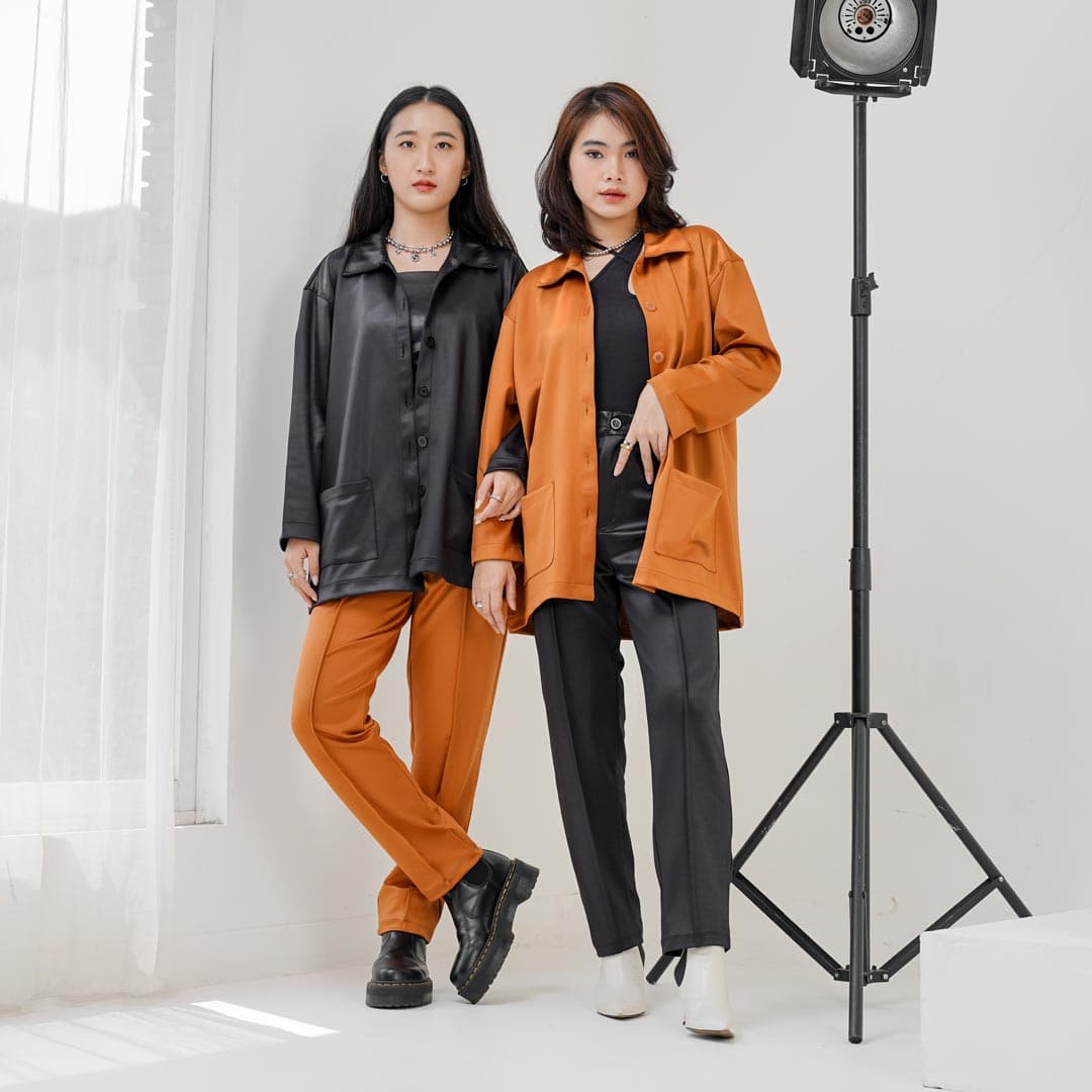 Jaket Kulit Oversized