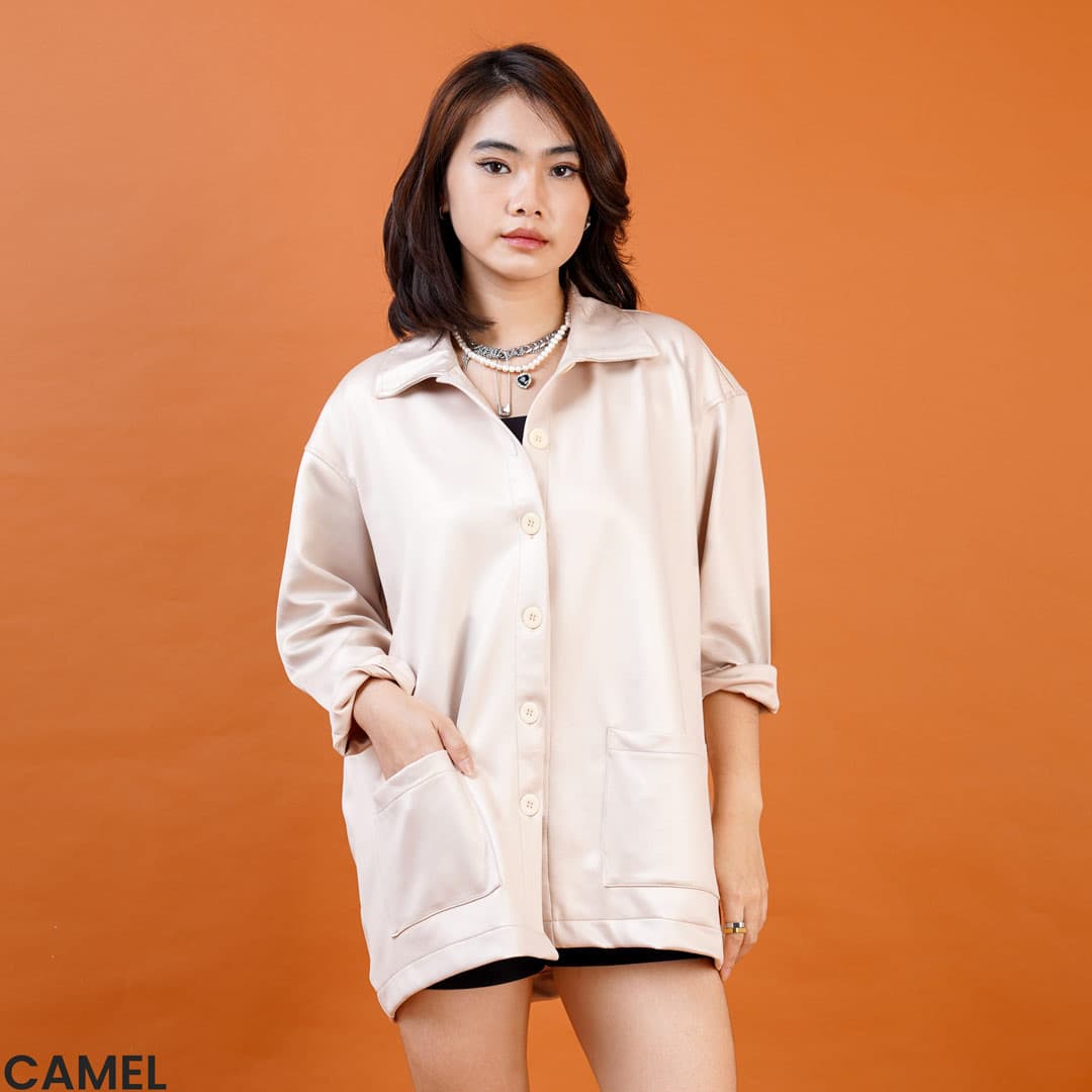 Jaket Kulit Oversized