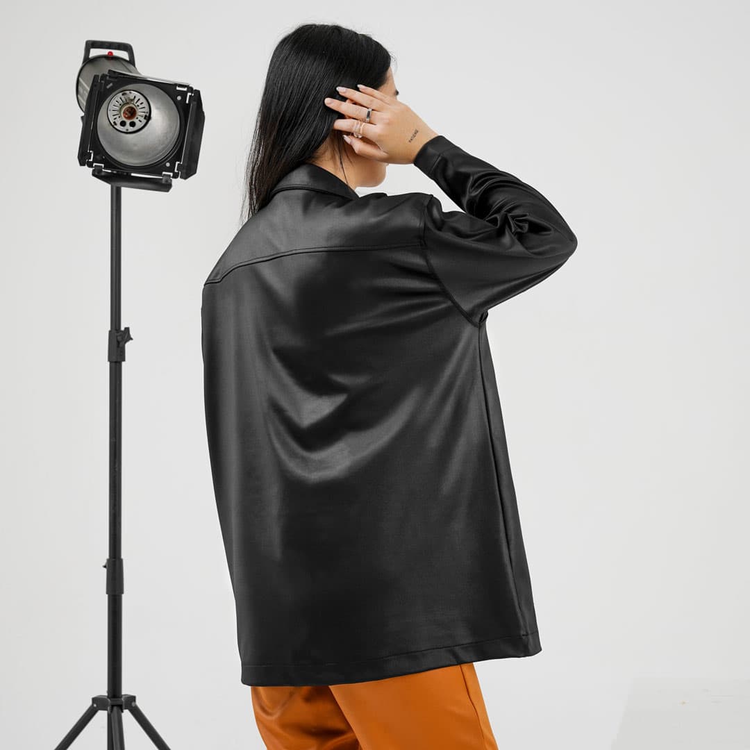 Jaket Kulit Oversized