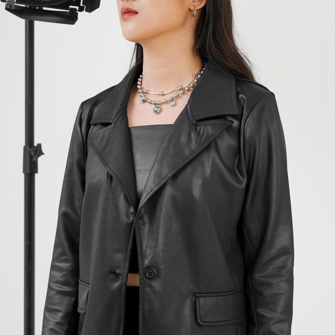 Blazer Faux Leather