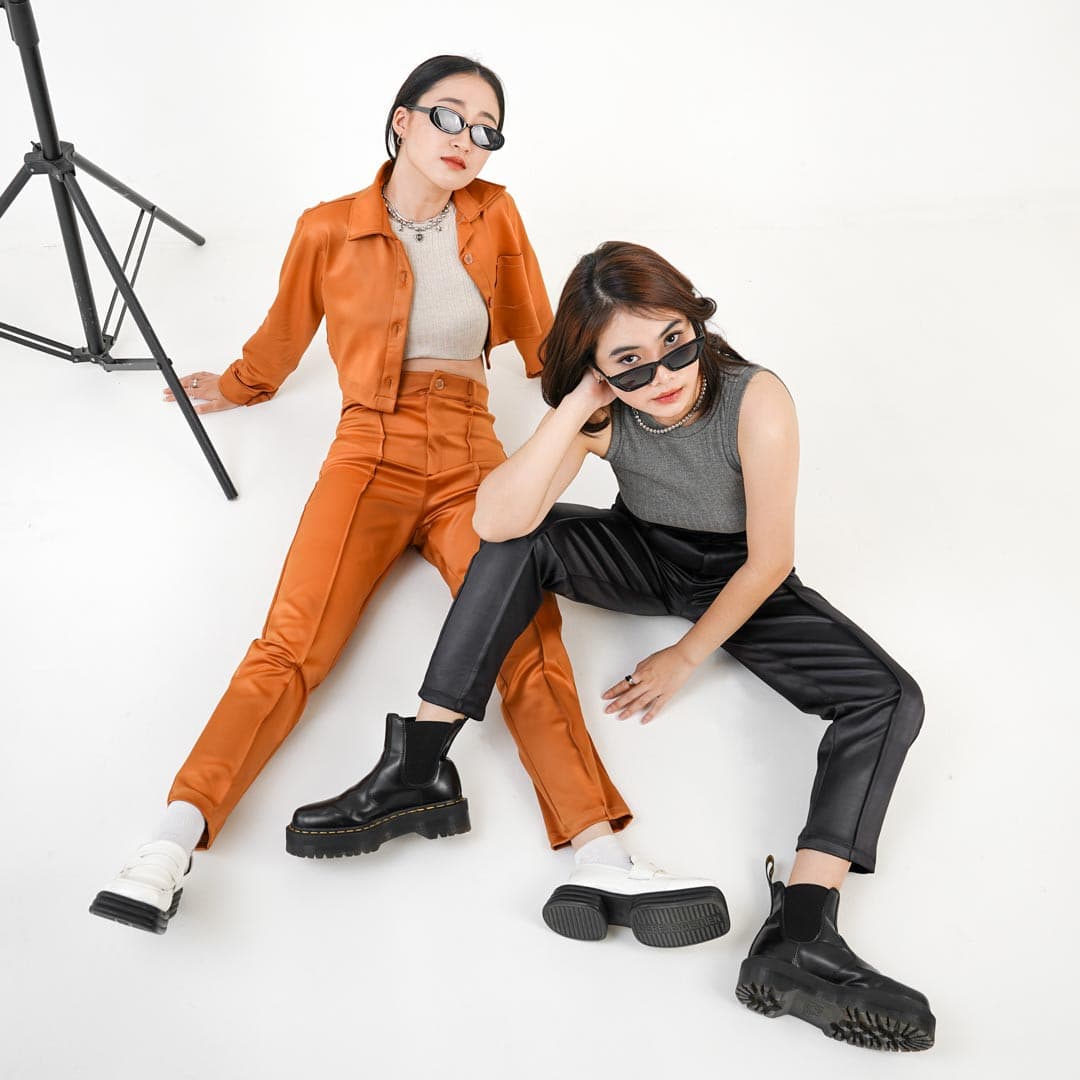 Faux Leather Pants