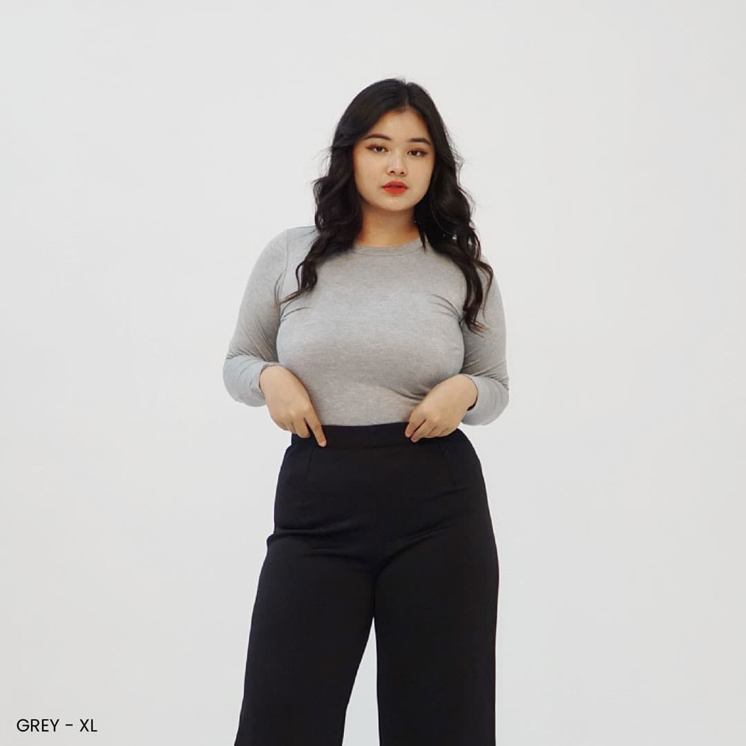 Kaos Lengan Panjang Rayon (Size Xl,XXL)