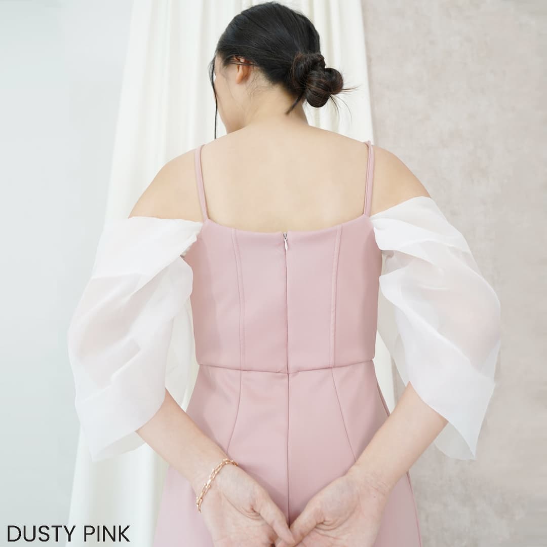 Dress Kombinasi Organza Candy