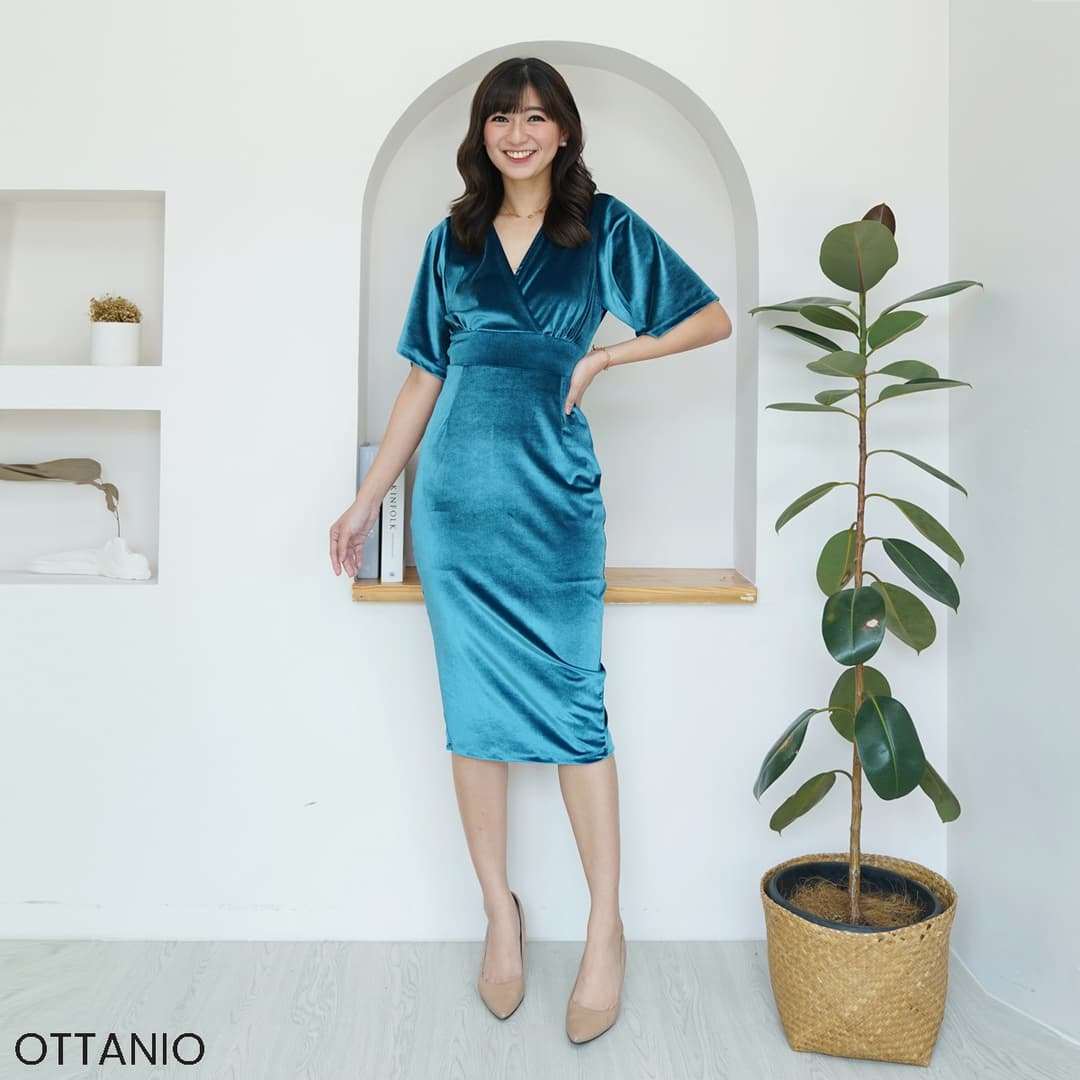 Dress Bodycon Velvet Parafin