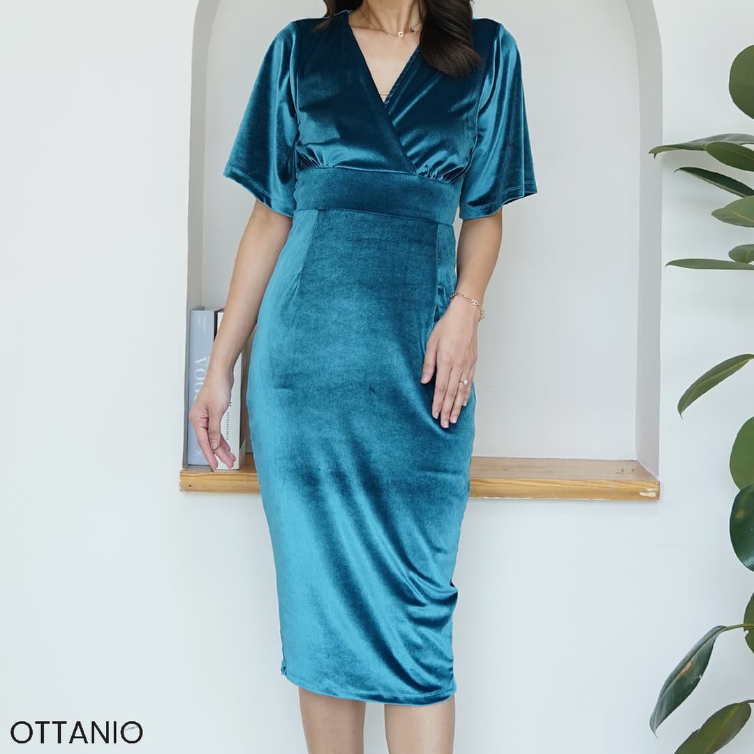 Dress Bodycon Velvet Parafin