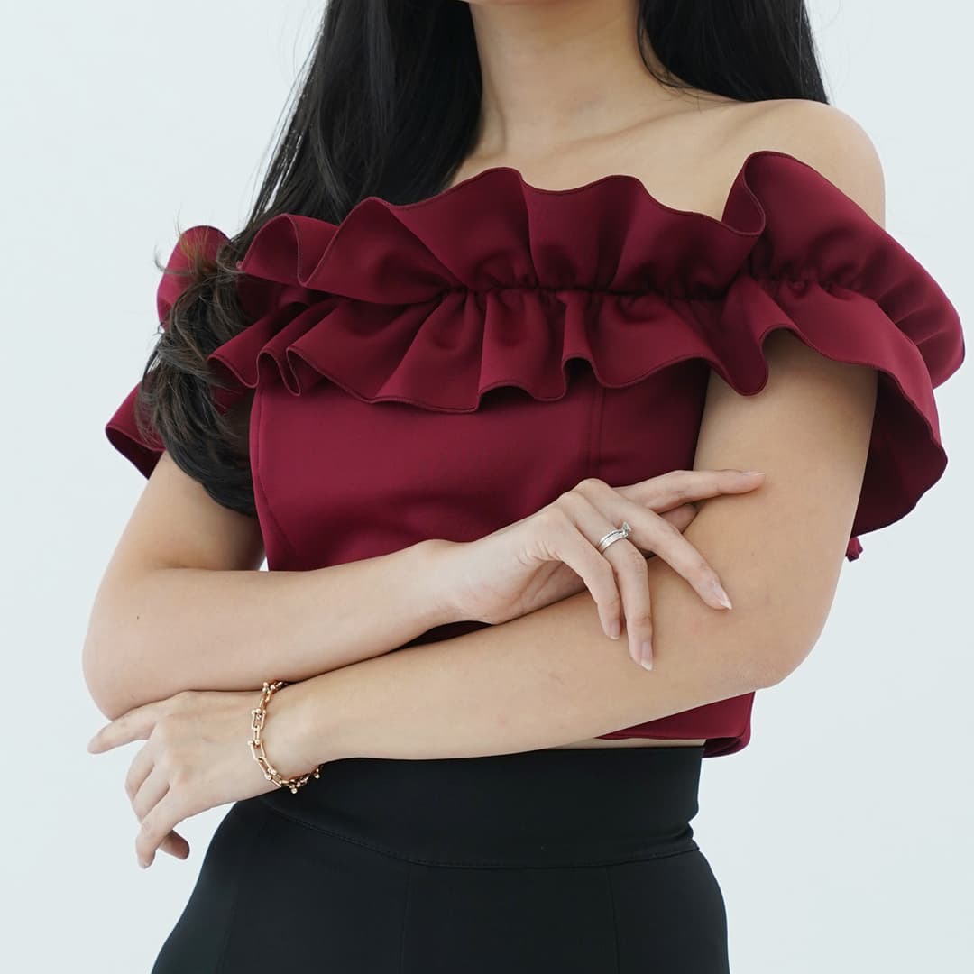 Sabrina Top Ruffle Giana