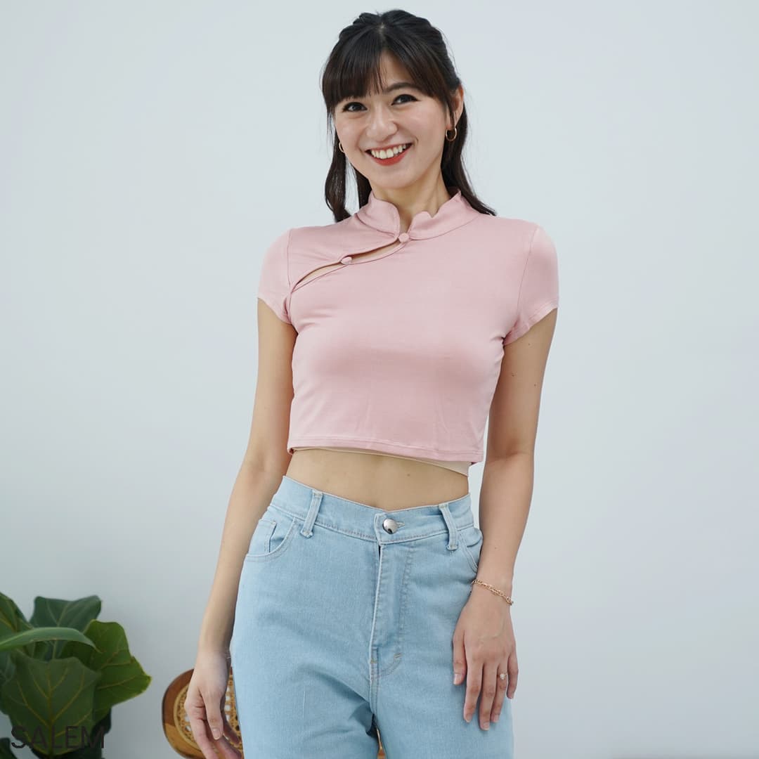 Atasan Kerah Shanghai Hansuying
