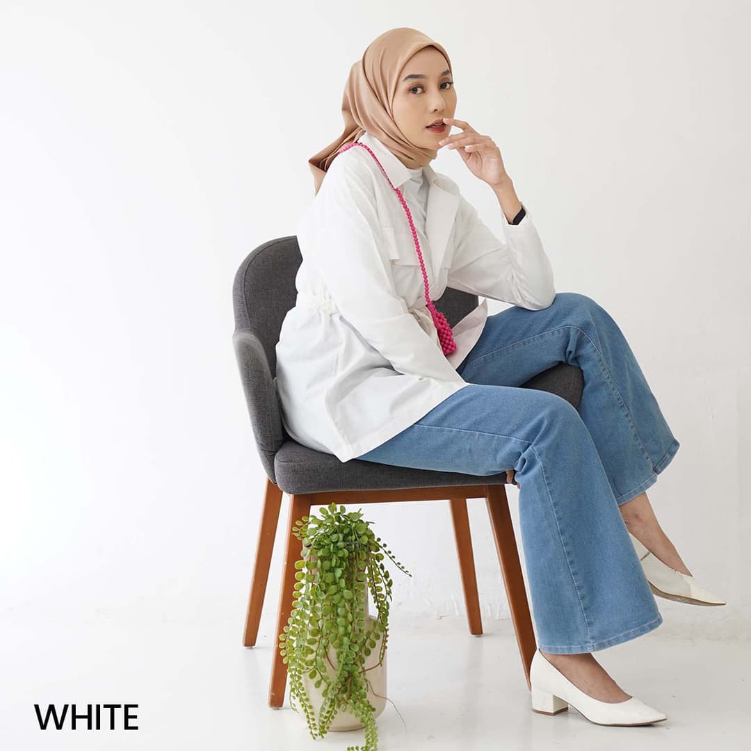 Atasan Cotton Gangnam Rolli