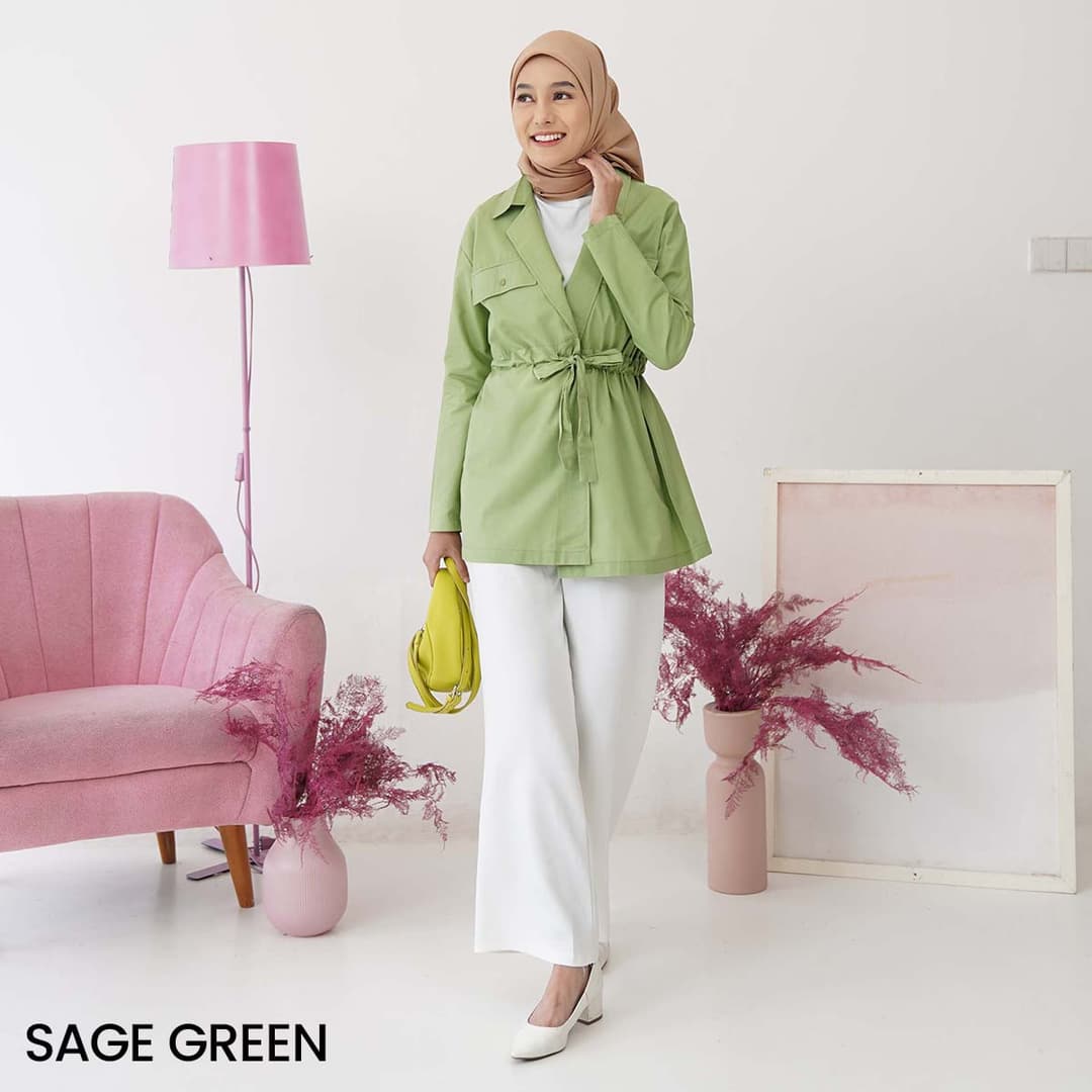 Atasan Cotton Gangnam Rolli