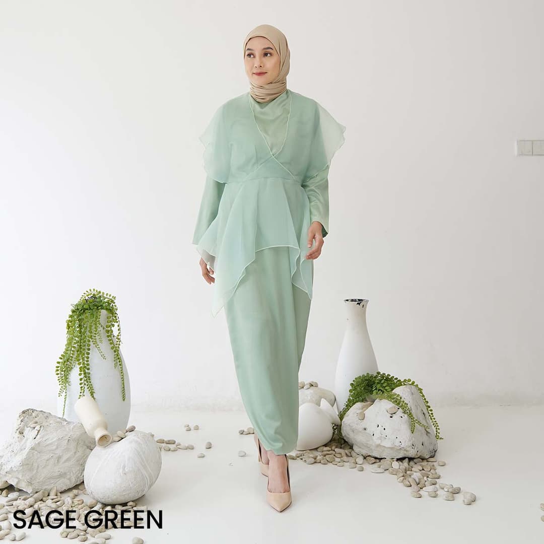 Gimy Long Dress Organza Satin